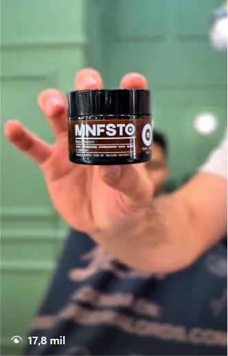 Post de Instagram: producto MNFSTO para el cabello